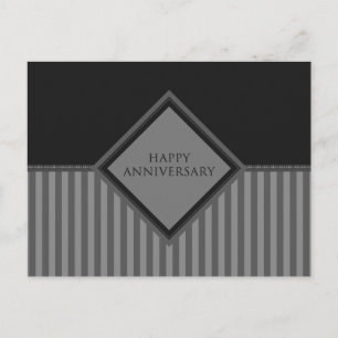 Cartão Postal listras de aniversário feliz