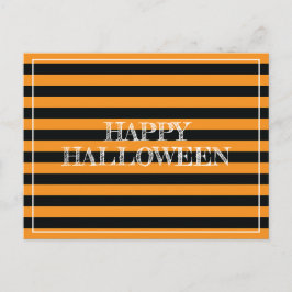 Cartão Postal Listras de Halloween