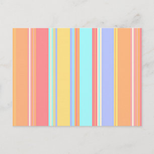 Cartão Postal Listras de Pastel