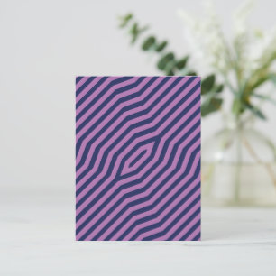 Cartão Postal Listras diagonais simétricas de fundo 11
