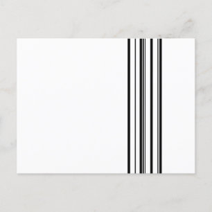 Cartão Postal Listras pretas