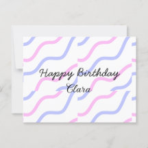 Listras roxas rosa parabéns adicionar nome texto