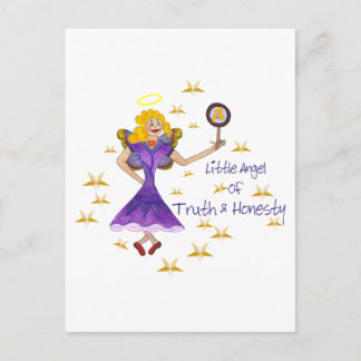 Cartão Postal Little Angel of Truth and Honesty