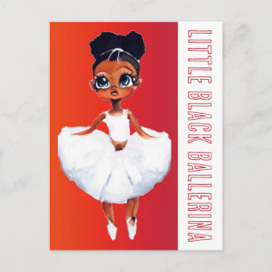 Cartão Postal Little Black Ballerina