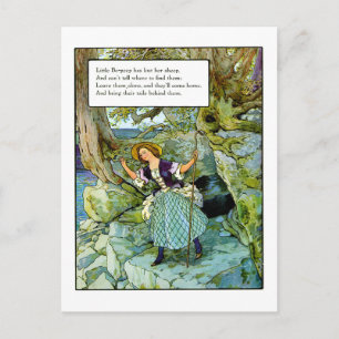 Cartão Postal Little Bo-Peep