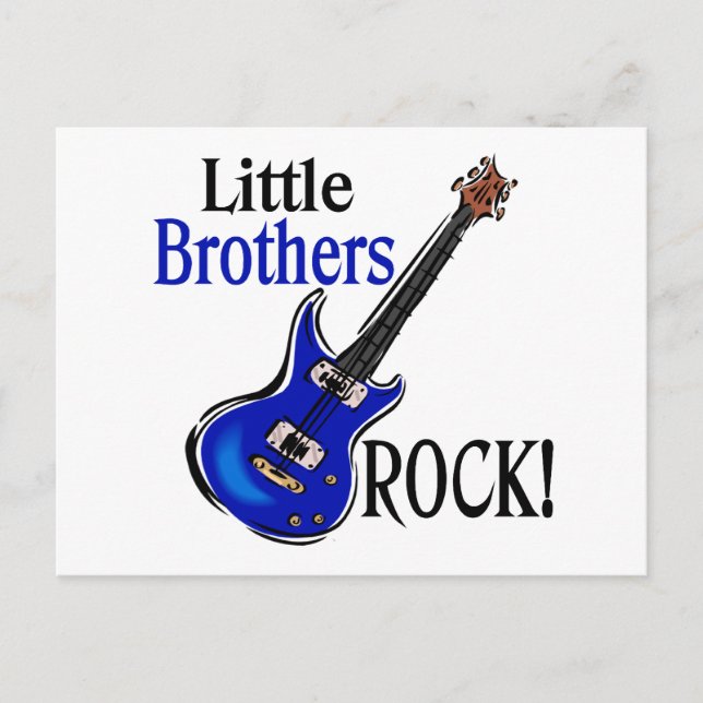 Cartão Postal Little Brothers Rock! (Frente)