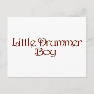 Cartão Postal Little Drummer Boy