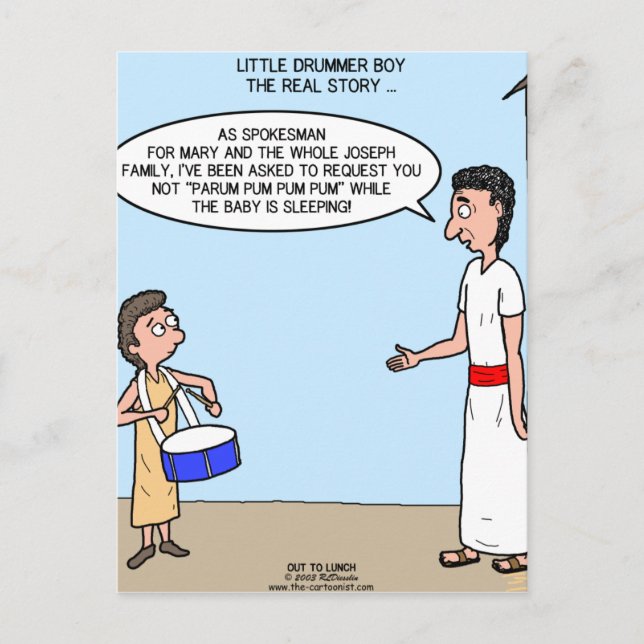 Cartão Postal Little Drummer Boy (Frente)