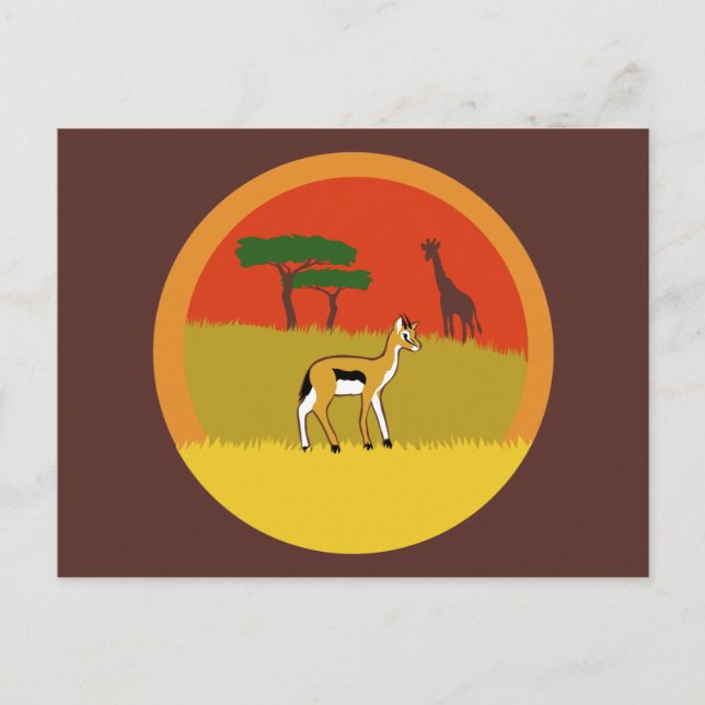 Cartão Postal Little Gazelle (Frente)
