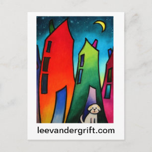 Cartão Postal Little Lost dog.09 smlrjpg, leevandergrift.com