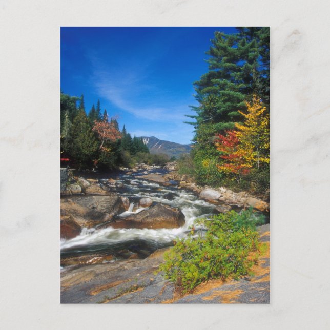 Cartão Postal Little Niagra Cai Baxter State Park (Frente)