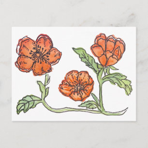 Cartão postal Little Poppy