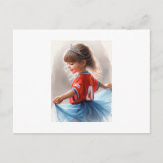 Cartão Postal Little Princess With Tiara, 