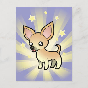 Cartão Postal Little Star Chihuahua (casaco suave)