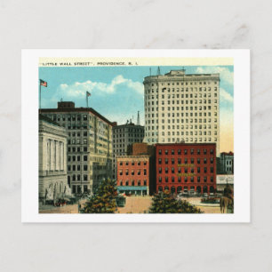 Cartão Postal Little Wall Street, Providence, Rhode Island