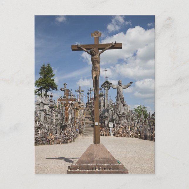 Cartão Postal Lituânia, Lituânia Central, Siauliai, Hill 4 (Frente)