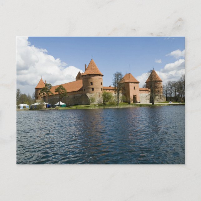 Cartão Postal Lituânia, Trakai. Castelo 3 (Frente)