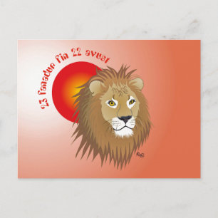 Cartão Postal Liun 23 fanadur fin 22 avust Postkarte
