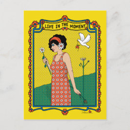 Cartão Postal Live In The Moment_B_ Postcard