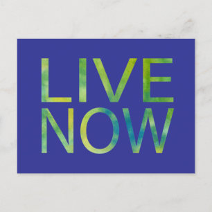 Cartão Postal Live Now Inspiron