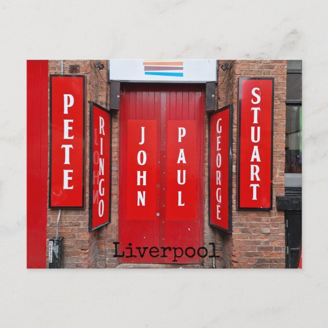 Cartão Postal Liverpool (Frente)