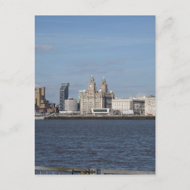 Cartão Postal Liverpool Skyline (Frente)