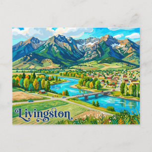 Cartão Postal Livingston EUA