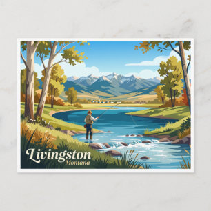Cartão Postal Livingston Montana