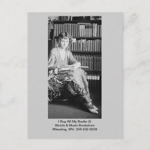 Cartão Postal livraria postal enquanto West Virgínia