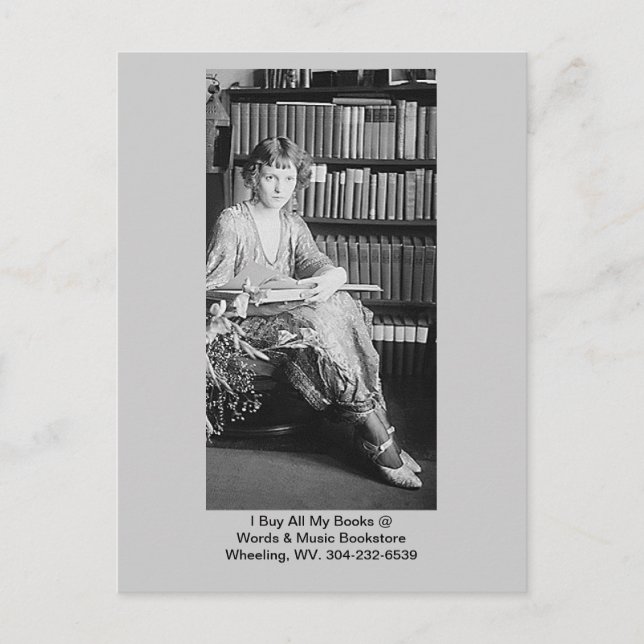 Cartão Postal livraria postal enquanto West Virgínia (Frente)