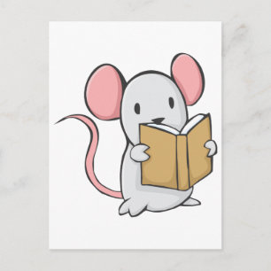 Cartão Postal Livro de Leitura do Ratinho Bonitinho