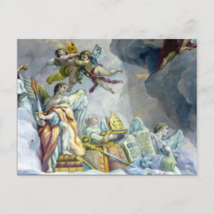 Cartão Postal livro de pintura ao fresco
