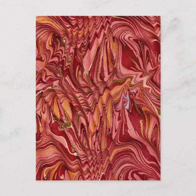 Cartão Postal Livro do século 18, marcado (Frente)