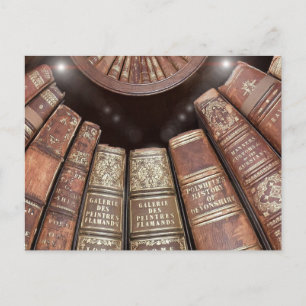 Cartão Postal Livros da biblioteca