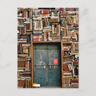 Cartão Postal Livros e Livros