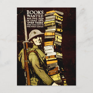 Cartão Postal Livros Procurados