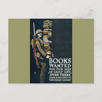 Cartão Postal Livros Queridos para Nossos Homens