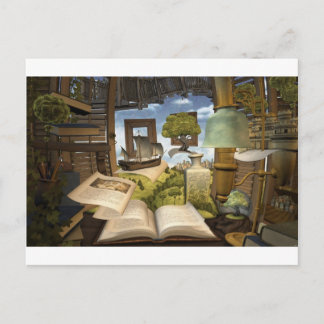 Cartão Postal Livros são conhecimento!