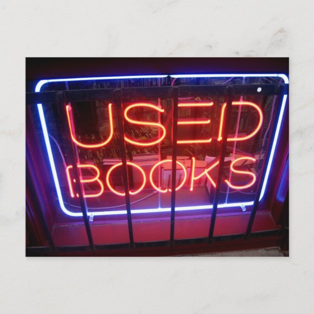 Cartão Postal livros usados (Frente)