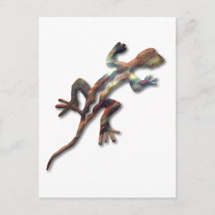 Cartão Postal Lizard-cobre