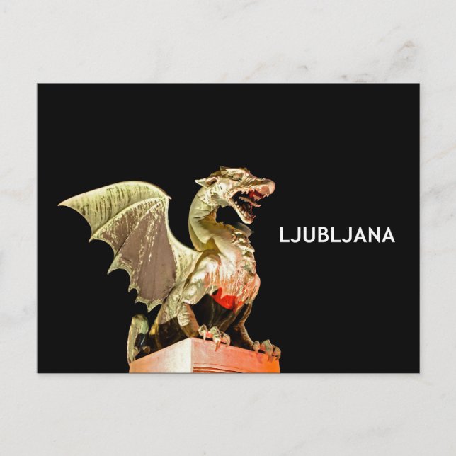 Cartão Postal Ljubljana 01B (Frente)