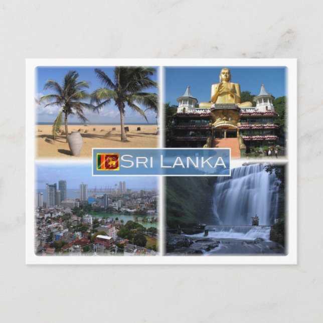 Cartão Postal LK Sri Lanka - (Frente)