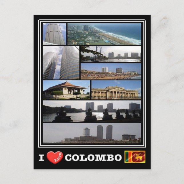 Cartão Postal LK Sri Lanka - Colombo - (Frente)