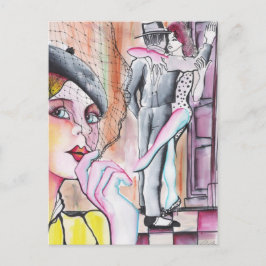 Cartão Postal Lo han visto con otra! - Tango