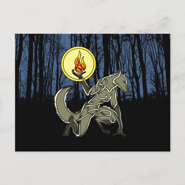 Cartão Postal Lobisomem (Frente)