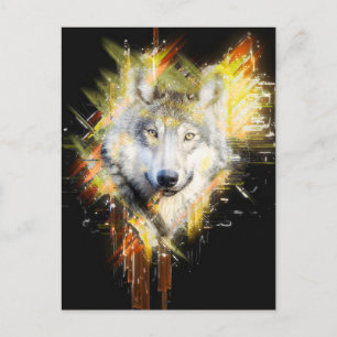 Cartão Postal Lobo