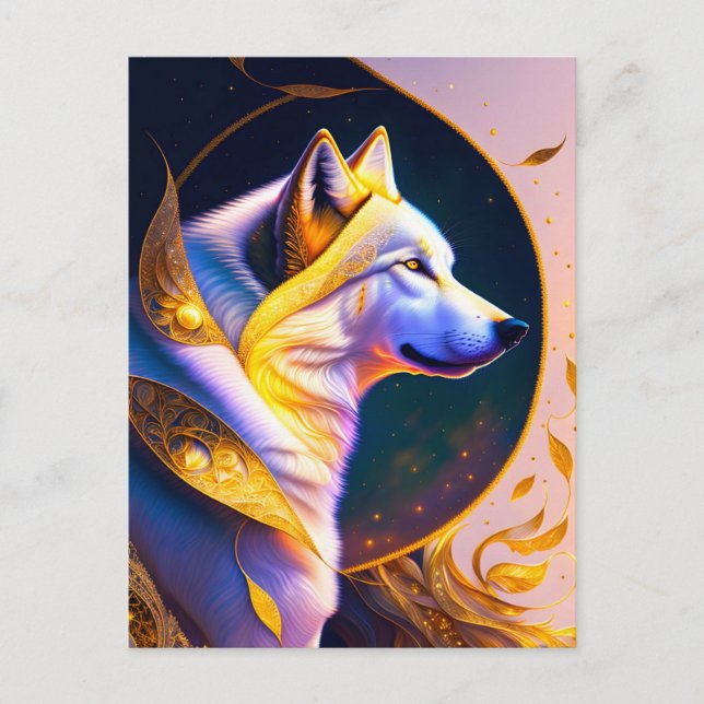 Cartão Postal Lobo Mágico, Pós-cruzamento (Frente)