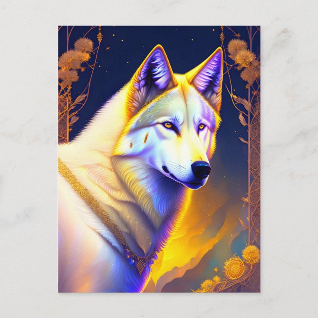 Cartão Postal Lobo Mágico, Pós-cruzamento (Frente)