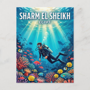Cartão Postal Locais de snorkeling e mergulho em Sharm El Sheikh