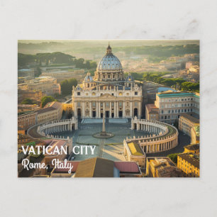 Cartão Postal Locais Tranquilos na Cidade do Vaticano, Itália qu